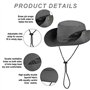 Bangbobi Chapeau de Soleil Homme Protection UV - Chapeau de randonnée à Large Bord Homme Protection Solaire extérieure - Chapeau
