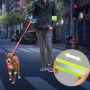 Aililong Lot de 6 bandes réfléchissantes avec pince à pantalon pour vélo - Protection élastique et réglable avec fermeture Velcr