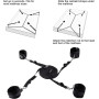 binxliuxo Convient pour la Plupart des Lits re - S - tréÍts Quatre Poignets fermes, système de Corde de Yoga en Nylon avec Attac
