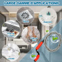 Furet Deboucheur Canalisation avec Manivelle WEIMEIH Professionnel Spirale Furet Débouchage Canalisation-Sonde de Debouchage-Fur