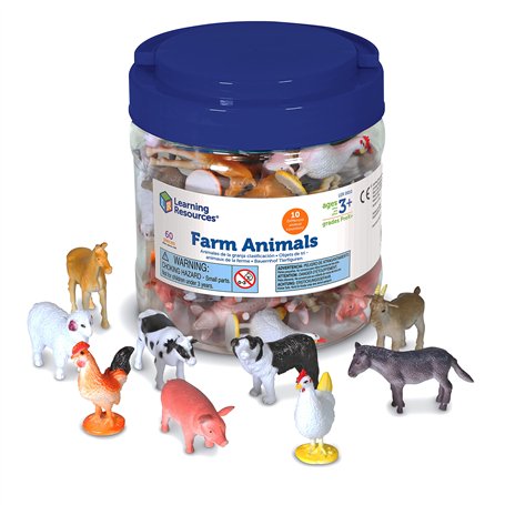 Learning Resources Animaux de la Ferme à Compter