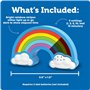Learning Resources Minuteur Arc-en-Ciel Enfants, Minuteur Visuel Calme et Sensoriel, 5 Durées Réglables, Aide à la Gestion du Te