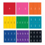 Learning Resources Carrés de fractions aimantés recto-verso