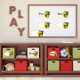 Lot de 48 plaques de nom d'abeille pour enseignants de salle de classe, plaques nominatives autocollantes pour enseignants de sa