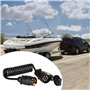 MINSHUXI Prise Remorque 7 Broches 12V, Faisceau Remorque 7 Broches à 7 Broches 2m, Adaptateur Prise Remorque pour Camion RV Cara