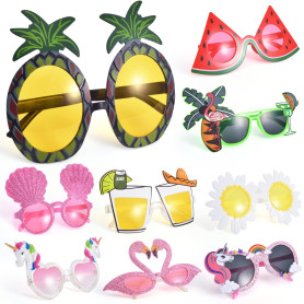 9 Paires Lunettes Fête Hawaïennes