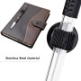 BLUESEABUY 10 Pièces Porte Stylo Clip Porte-Stylo en Acier au Manganèse Clips de Stylos Adhésifs avec Boucle à Ressort Réglable 