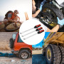 ALFFREUDE Outillage de réparation des pneus, Cuillère à pneus démonte-pneus Tire Cuillère Levier Kits d'Outils Réparation Moto V