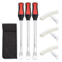 ALFFREUDE Outillage de réparation des pneus, Cuillère à pneus démonte-pneus Tire Cuillère Levier Kits d'Outils Réparation Moto V