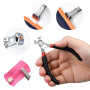 171 Pcs Kit de Réparation de Fermeture à Glissière, Remplacement de Fermeture à Glissière avec 2 Mini Pinces, pour Vêtement, Sac