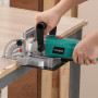 Fraiseuse à Lamelles STBJ1002 900W, Réglage D'angle D'inclinaison 90°,11000RPM avec Sac à Poussière et Clé STANEW