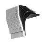 10Pcs Outils du Cuir Poinçons en Forme de V, pour Sangle Ceinture Portefeuille Sac en Cuir Portefeuille Bord Trimmer Travail Man
