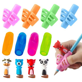 TRKETK 12 Pièces Poignées à Crayons pour Enfants