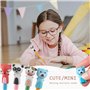 TRKETK 12 Pièces Poignées à Crayons pour Enfants, Guide Doigts Écriture Enfant Porte Crayon pour Enfants Grips pour Crayons en S