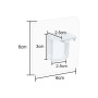 L Supports D'étagère en Forme de Sans Perforation Supports de Cintre Adhésifs e