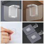 TRKETK 15 Pièces Support D'étagère Auto-Adhésif, L Supports D'étagère en Forme de Sans Perforation Supports de Cintre Adhésifs e