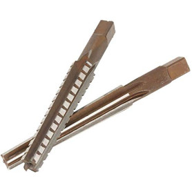Chiloskit Lot de 2 alésoirs coniques N° 2 à tige droite MT2 MT 2# Morse Taper pour fraisage de tour (MT2#)