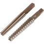 Chiloskit Lot de 2 alésoirs coniques N° 2 à tige droite MT2 MT 2# Morse Taper pour fraisage de tour (MT2#)