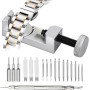 ECHOBUY 19 Pcs Outils d'horloger avec extracteur de Barre à Ressort
