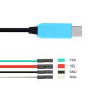 Oiyagai Lot de 2 Câbles de Débogage pour Raspberry Pi, Câble de Programmation USB à Série TTL
