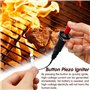 KINGOZOYI 2 Pièces Allumage Piézo Électrique, 1 Sortie 2 Allumeur Piézo-Poussoir Professionnel pour Gril à Gaz, Cheminée, Chauff
