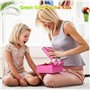 Tableau Acrylique Lumineux LED Effaçable 30 x 20 cm Tableau Message Lumineux Stylos Néons 7 Couleurs Parfait pour Bureau Mémo et