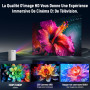Vidéoprojecteur Portable Android 11 1080P Full HD Projecteur Video Moteur Optique Fermé 200 ANSI Lumens 120" La Grande Image WiF