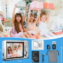 Appareil Photo Numérique 56MP 4K Compact Caméra Zoom Numérique 20X Digital Camera avec Carte de 32 Go pour Étudiant Adulte Début