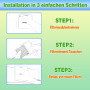 CDDCWZ Filtre à charbon actif pour réfrigérateurs Liebherr - remplace 7440021-00 [9096989, 988246001, 988246000, 9882429] (noir,