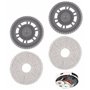 Ensemble de remplacement de chiffon et de support de balai CDDCWZ (2 + 2 pièces) pour Dreame L10s Pro Ultra Heat/L10s Ultra Gen2
