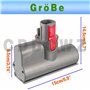 CDDCWZ (Mini amélioré) Buse à turbine pour aspirateur à main sans fil Dyson V7 V8 V10 V11 V15 Series Brosse de rechange pour net