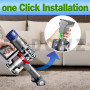 CDDCWZ (Mini amélioré) Buse à turbine pour aspirateur à main sans fil Dyson V7 V8 V10 V11 V15 Series Brosse de rechange pour net