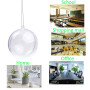 Kare & Kind 10x boules en plastique remplissable - Noël transparent clair, ornement de vacances - Article décoratif idéal pour l