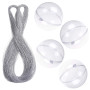 Kare & Kind 10x boules en plastique remplissable - Noël transparent clair, ornement de vacances - Article décoratif idéal pour l