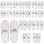 Lot de 20 paires de pantoufles en tissu éponge - Pour hôtel