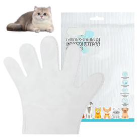 Lot de 30 lingettes désodorisantes jetables pour le bain et le toilettage des pattes
