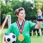Lot de 15 médailles pour enfants : médailles d'anniversaire pour enfants - Médailles de football - Pour anniversaire d'enfant - 