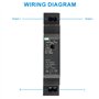 Bloc d'alimentation pour rails DIN 12 V : 12 V CC 15 W 1,25 A, HDR-15-12 - Rail DIN - Transformateur pour système d'automatisati