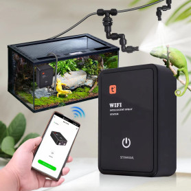 Mètre à reptiles - WiFi Remote App Control - Humidificateur automatique pour reptiles - Avec minuteur - Buses de pulvérisation r