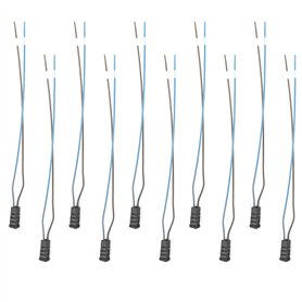 Fineled G4 Lot de douilles bakélite pour LED halogène - Support câble pour douille de lampe