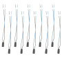Fineled G4 Lot de douilles bakélite pour LED halogène - Support câble pour douille de lampe