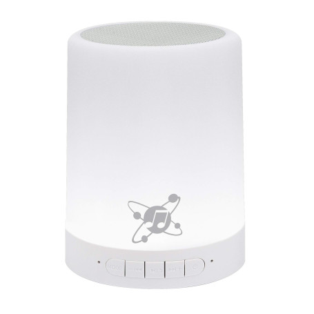 Manhattan 165235 Sound Science Haut-Parleur Bluetooth à LED sans Fil avec 6 Couleurs et Commandes intégrées et Fente pour Carte