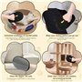 Gants de toilettage pour chat, chien, gants de toilettage pour animaux domestiques, réutilisables pour enlever les poils de chat