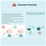 Aspirateur nasal pour bébé, aspirateur nasal électrique, aspirateur pour bébé avec 3 bâtonnets d'aspiration, 3 tailles de consei