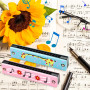 Harmonica For Children Lot de 6 harmonica en bois à 16 trous - Cadeau musical parfait pour les enfants, les adultes, les débutan