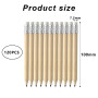 2 mm Mini crayons avec gomme en bois HB Jeu de crayons de golf en bois naturel courts d