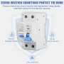 Disjoncteur FI/LS - Disjoncteur différentiel AC 230 V 30 mA 1P+N 6 kA - Disjoncteur avec RCBO 16 A RCD protégé - Type A 0,03 A