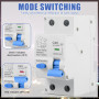 Disjoncteur FI/LS - Disjoncteur différentiel AC 230 V 30 mA 1P+N 6 kA - Disjoncteur avec RCBO 16 A RCD protégé - Type A 0,03 A