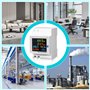 Compteur électrique rail DIN - Compteur d'énergie numérique LCD 6 en 1 - Multifonctions - CA 40-300 V - 100 A - Compteur de cour