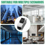 Leikurvo Lot de 12 modules RJ45 CAT6a Keystone - 10 Gbit/s - Coupleur réseau - Connecteur blindé Keystone Jack - Prise RJ45 - Po